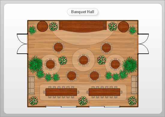 Banquet Hall Floor Plan Example